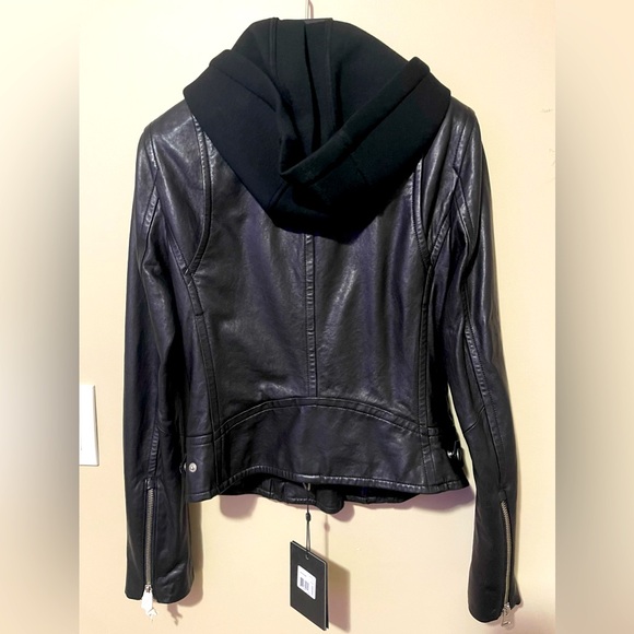 NWT Mackage Yoana XXS Black Leather Jacket - Picture 5 of 8